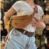 OLD COTTON VİNTAGE FREEBACK BEL ÇANTASI