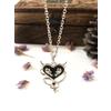 SNAKE DEVİL HEART KOLYE