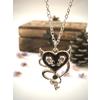 SNAKE DEVİL HEART KOLYE